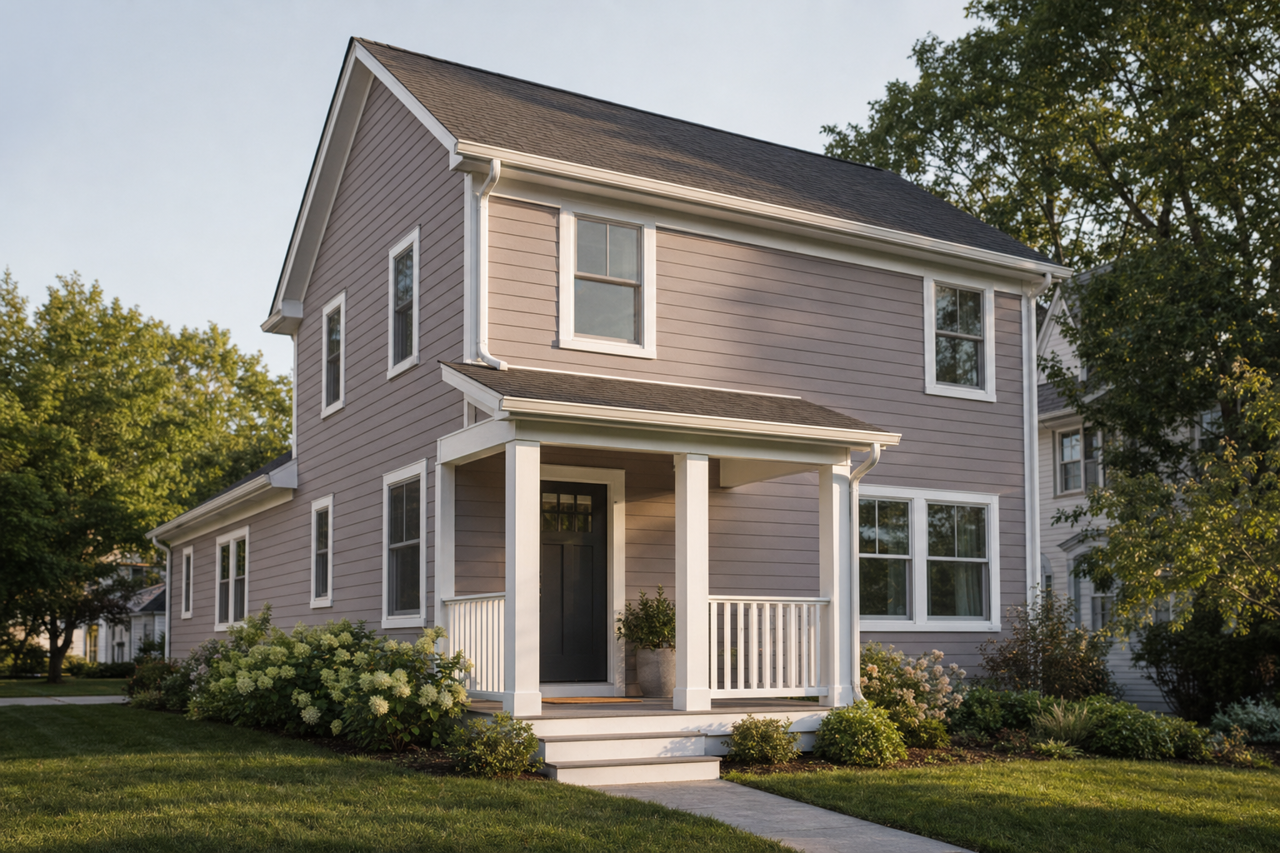Enigma by Sherwin-Williams on exterior