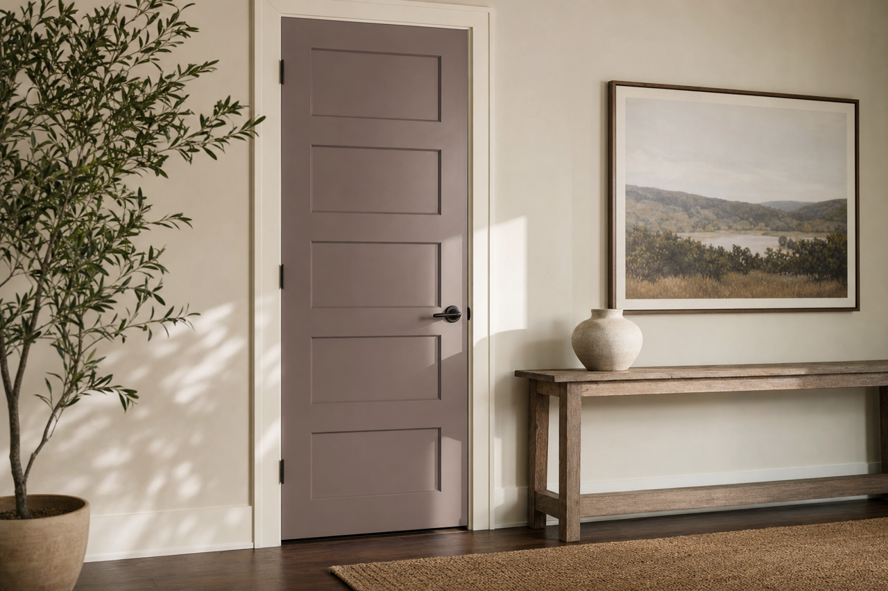 Enigma by Sherwin-Williams on interior-doors