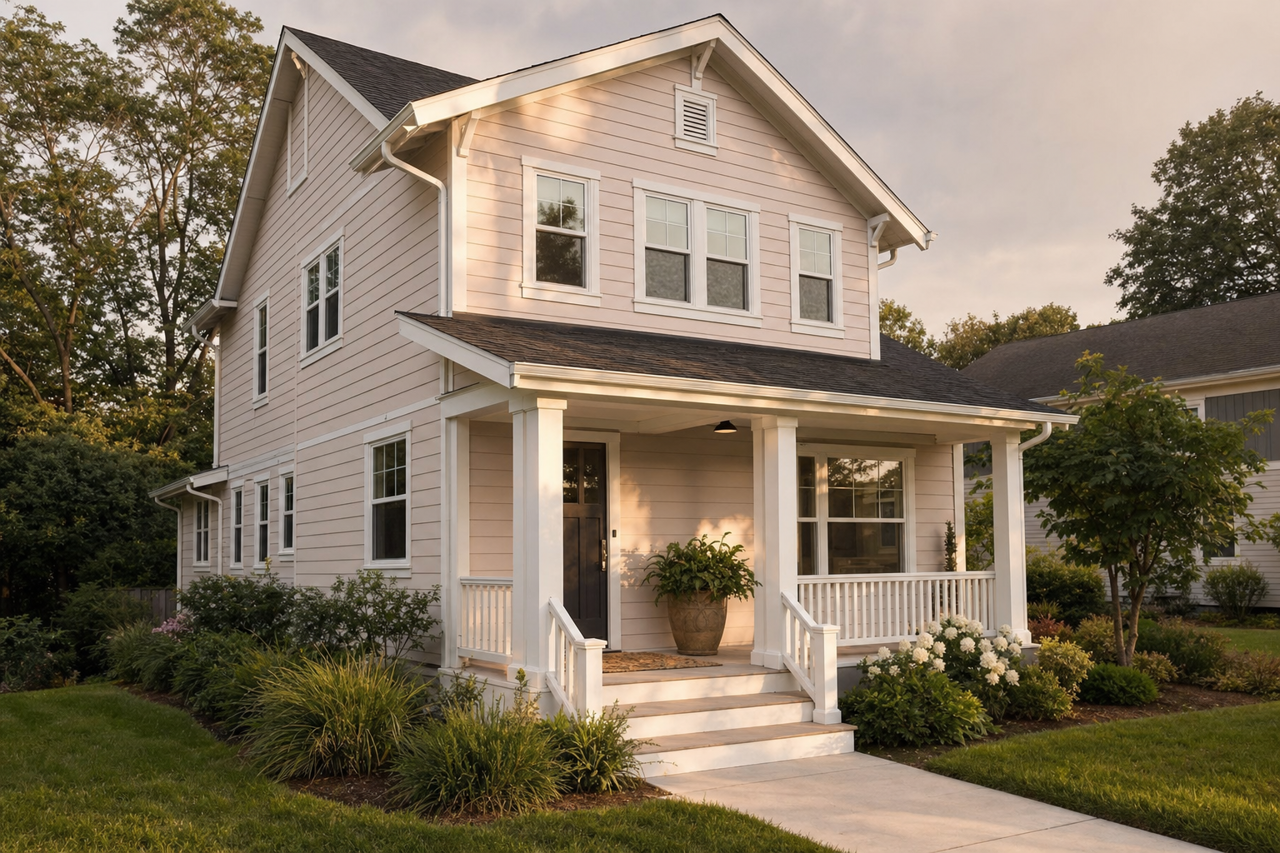 Dreamy White by Sherwin-Williams on exterior
