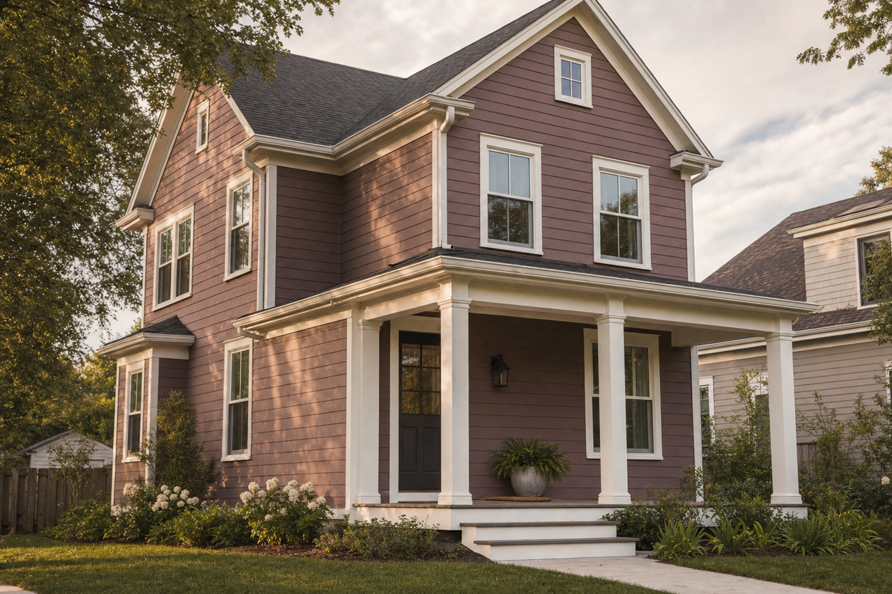 Socialite by Sherwin-Williams on exterior