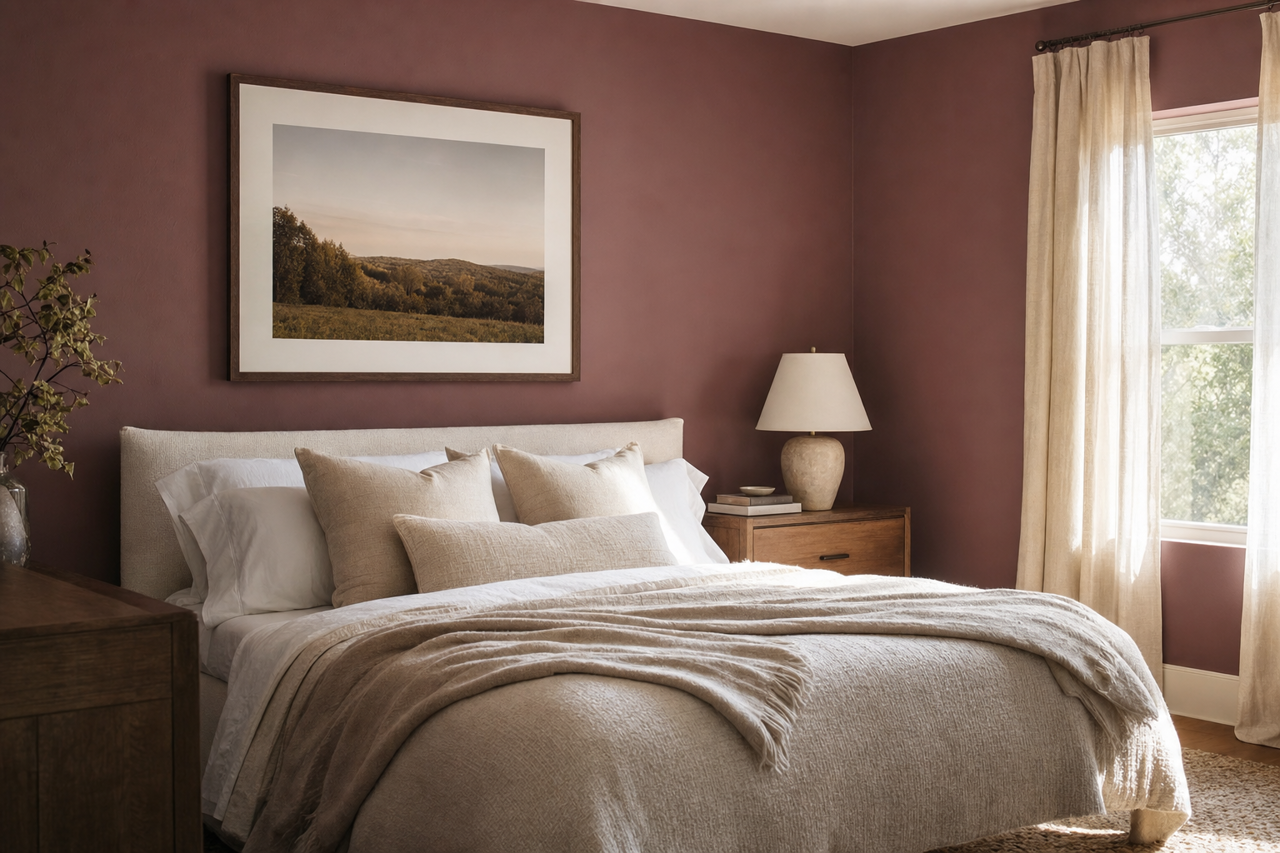 River Rouge by Sherwin-Williams on interiors