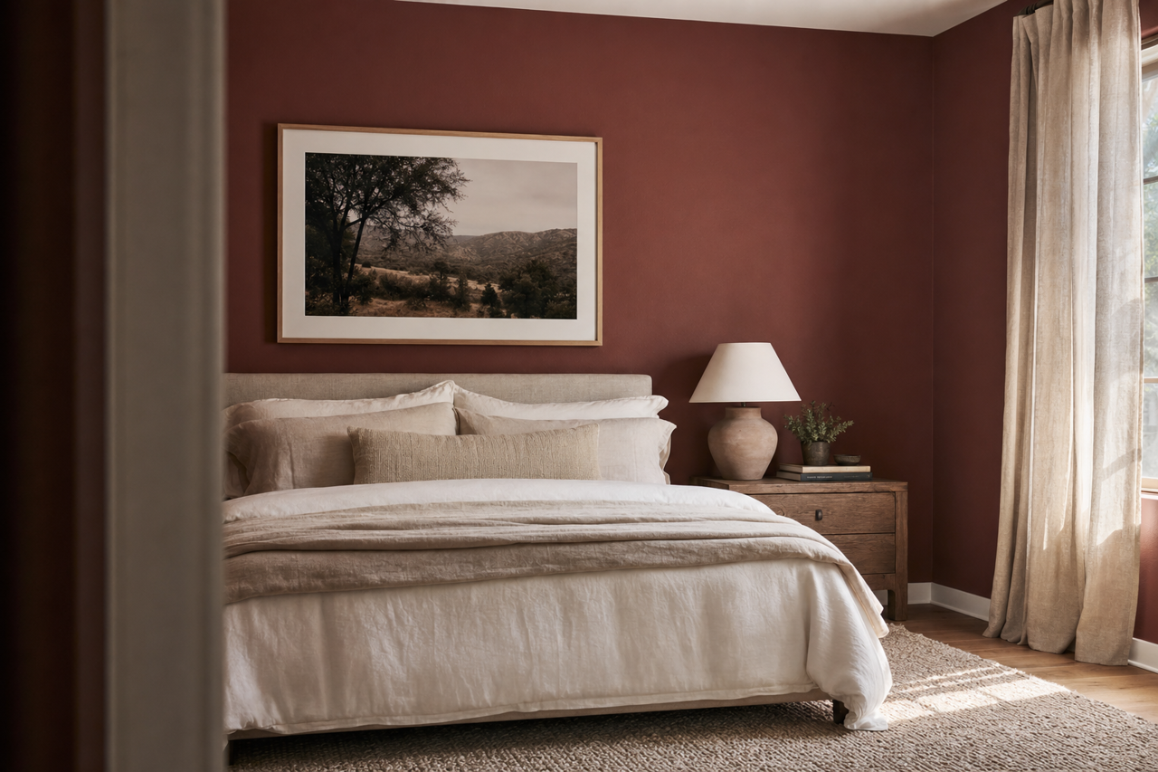 Cordovan by Sherwin-Williams on interiors
