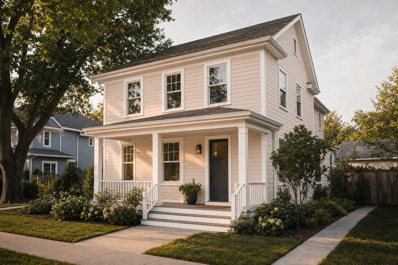 White Truffle by Sherwin-Williams on exterior