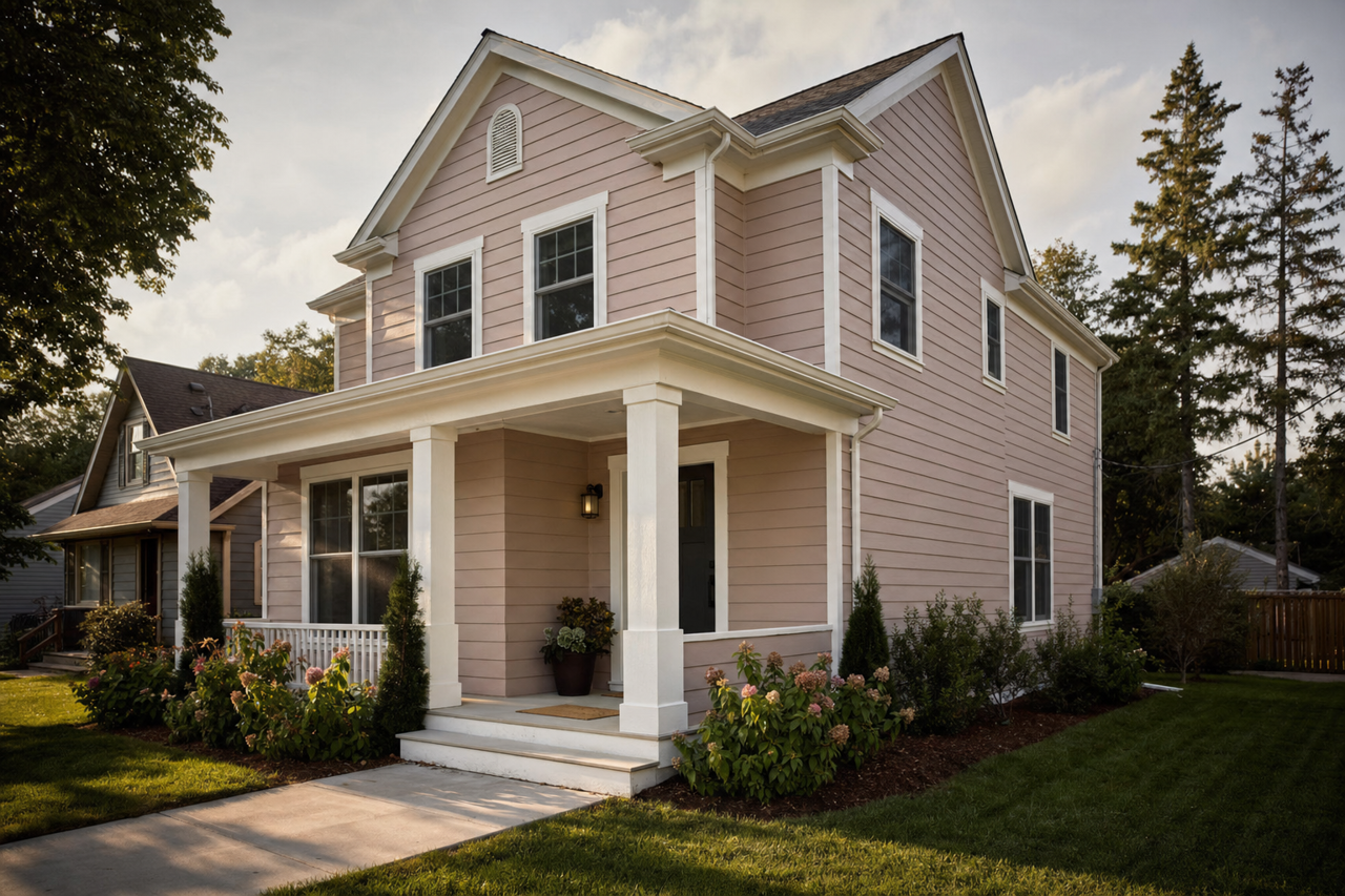 Artistic Taupe by Sherwin-Williams on exterior