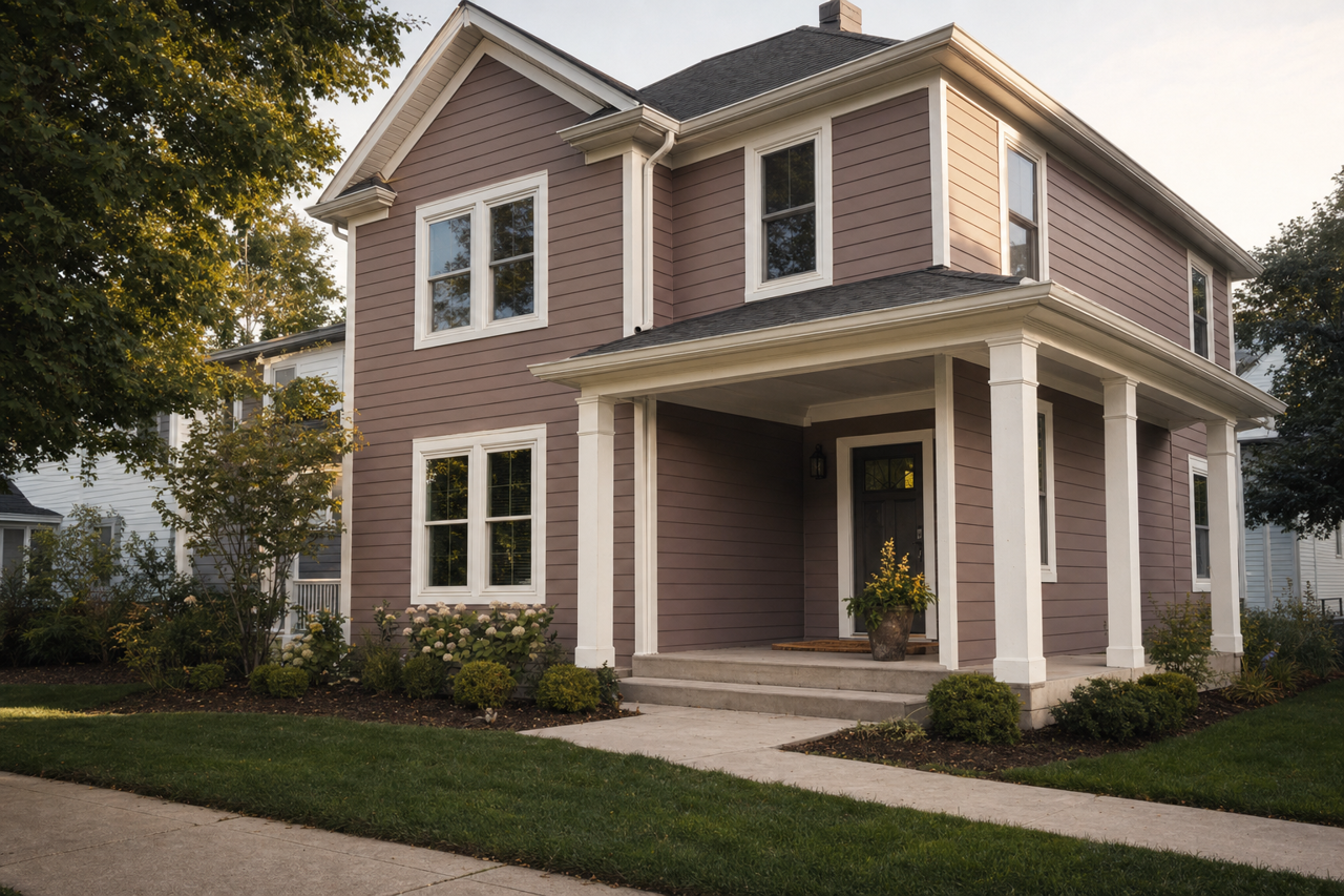 Dutch Cocoa by Sherwin-Williams on exterior
