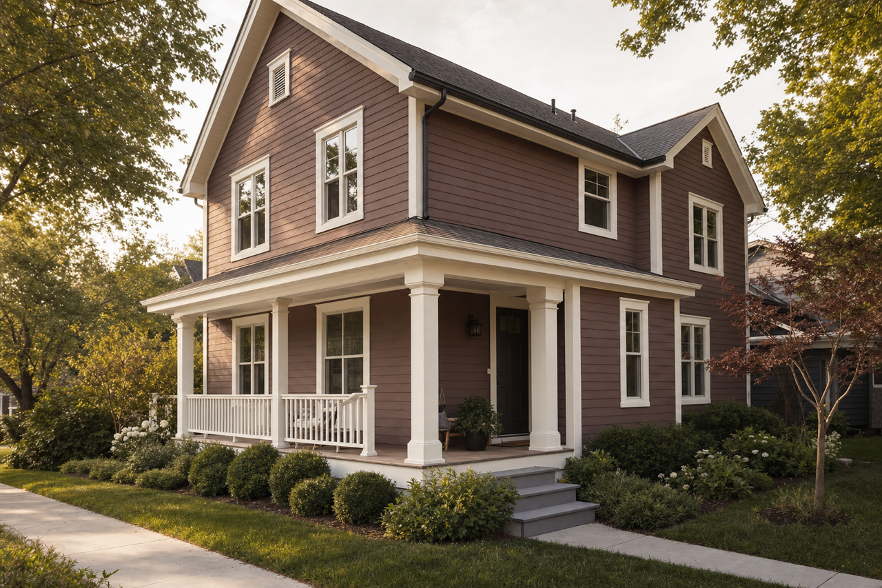 Bateau Brown by Sherwin-Williams on exterior