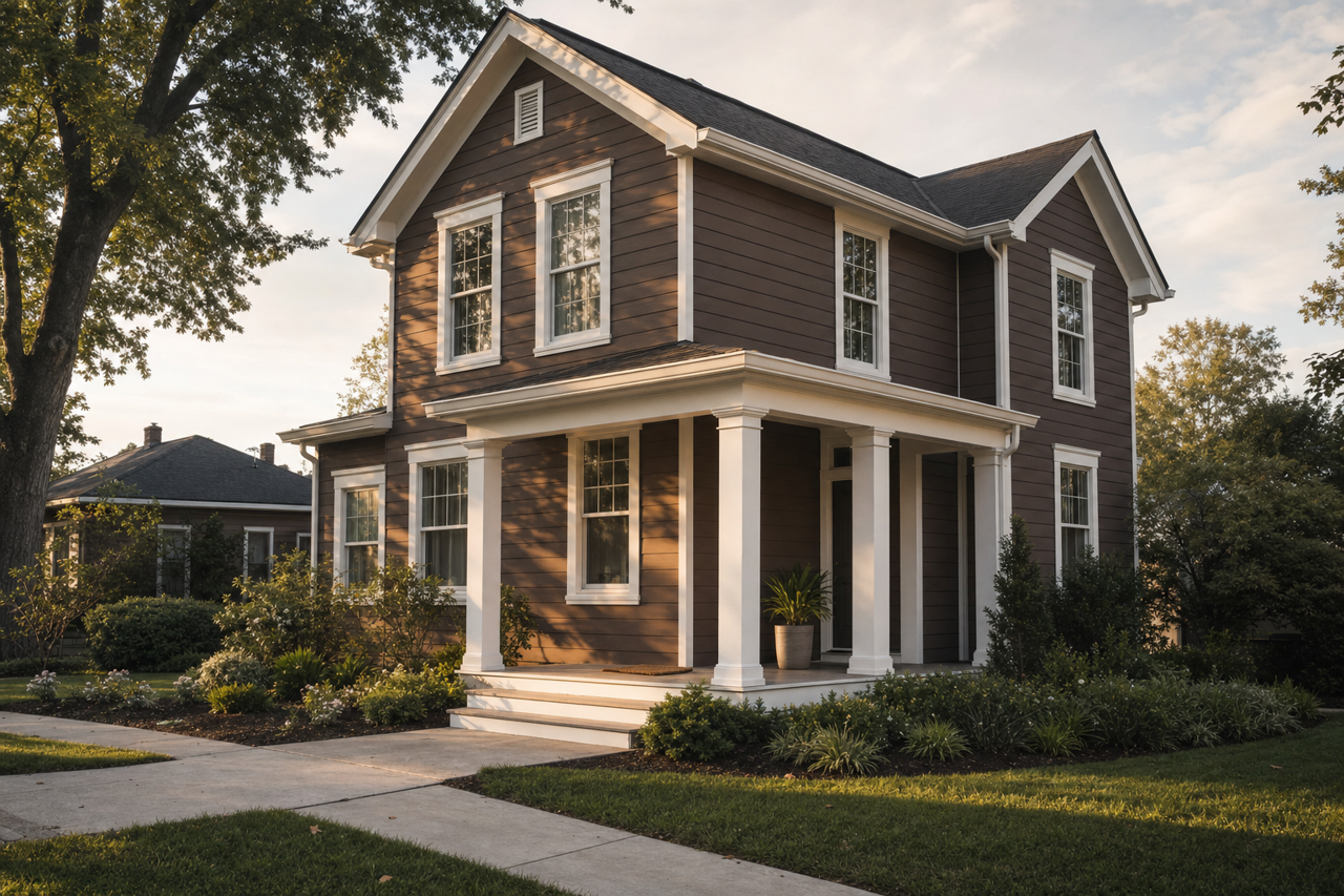 Otter by Sherwin-Williams on exterior