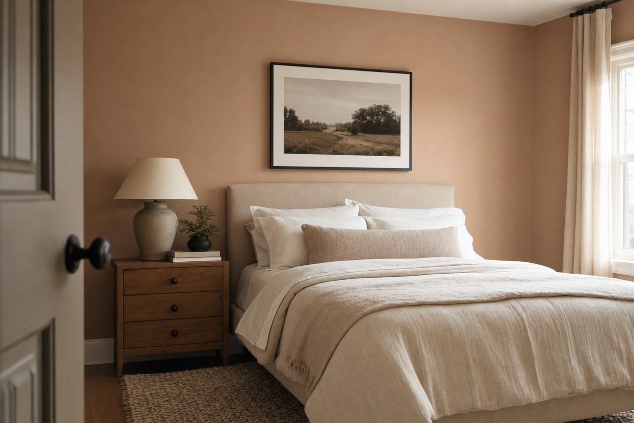 Emerging Taupe by Sherwin-Williams on interiors