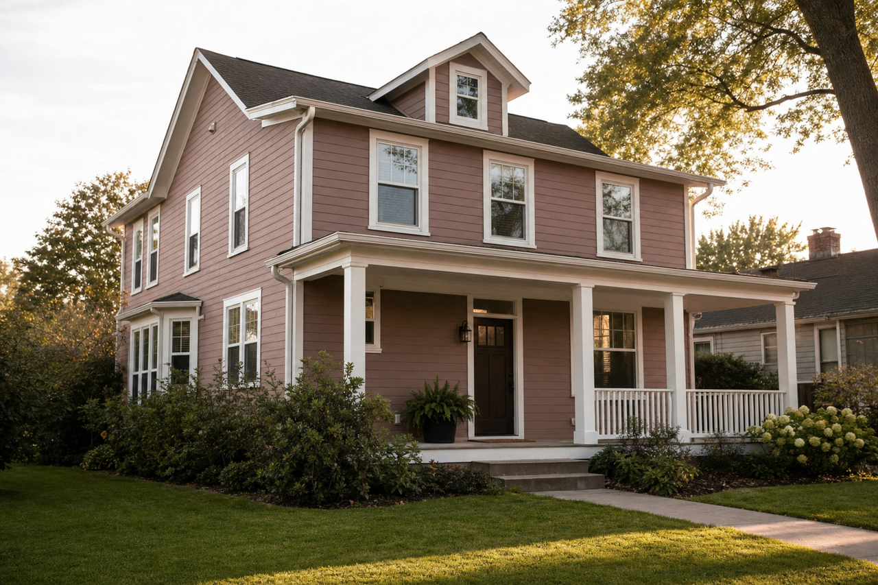 Swing Brown by Sherwin-Williams on exterior