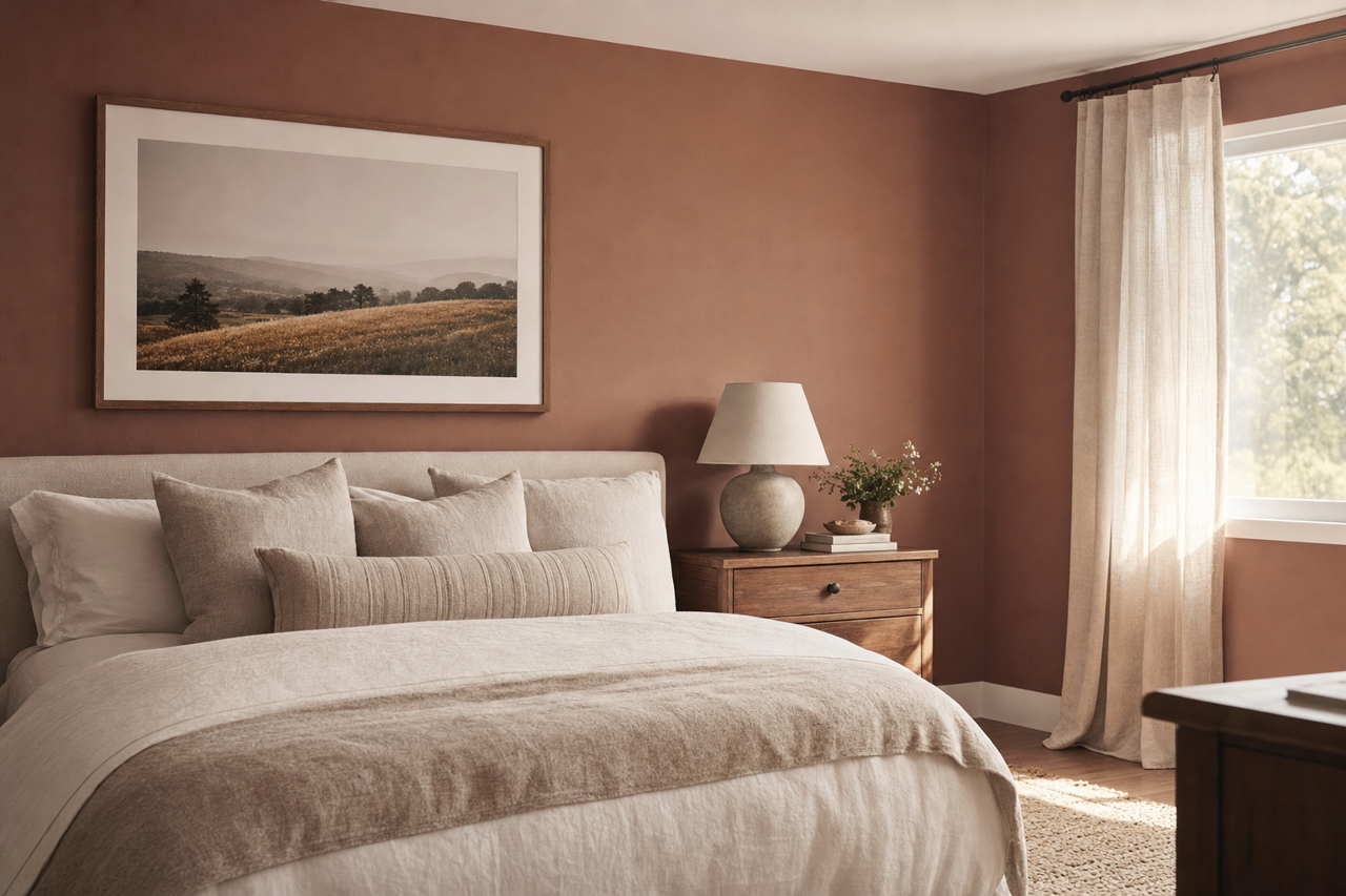 Hot Cocoa by Sherwin-Williams on interiors