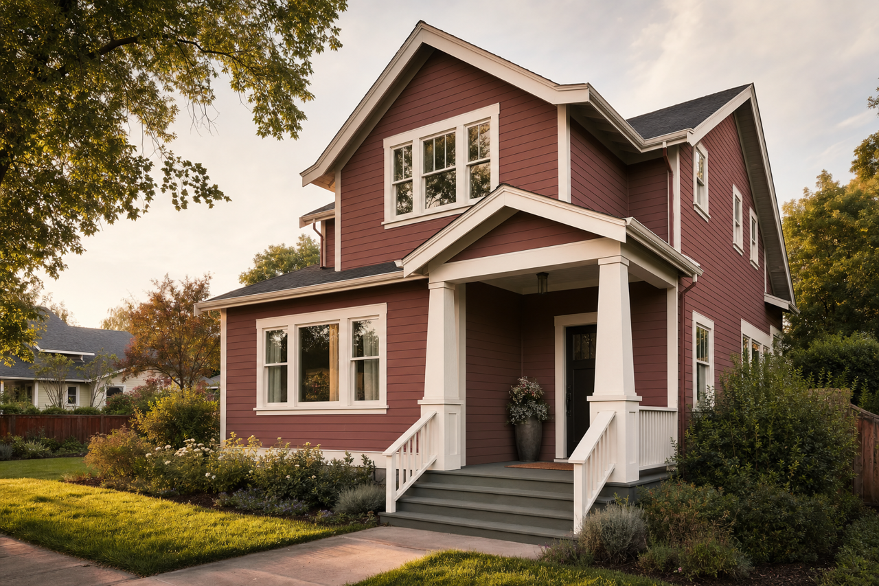Canyon Clay by Sherwin-Williams on exterior