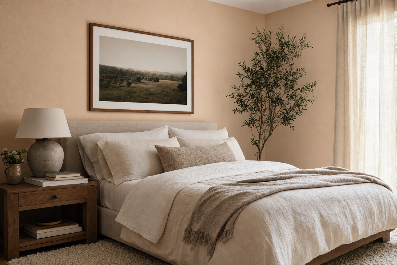Malted Milk by Sherwin-Williams on interiors