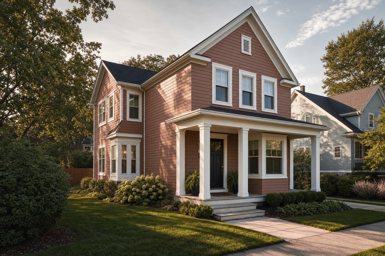 Tanbark by Sherwin-Williams on exterior