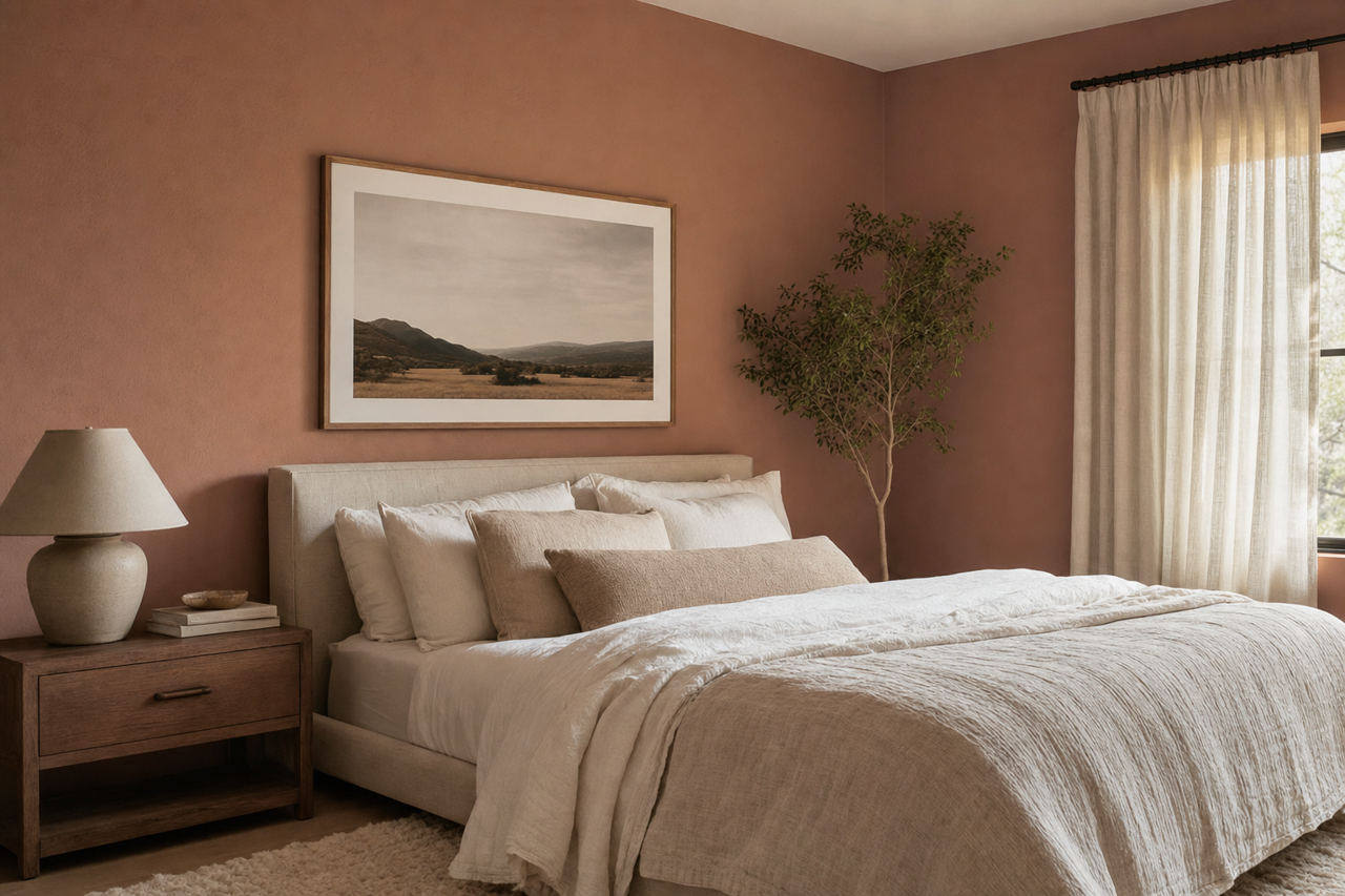 Tanbark by Sherwin-Williams on interiors