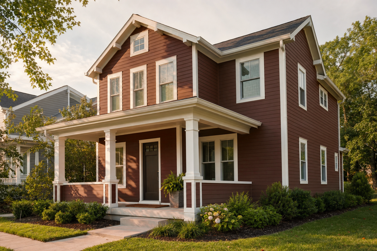 Rugged Brown by Sherwin-Williams on exterior