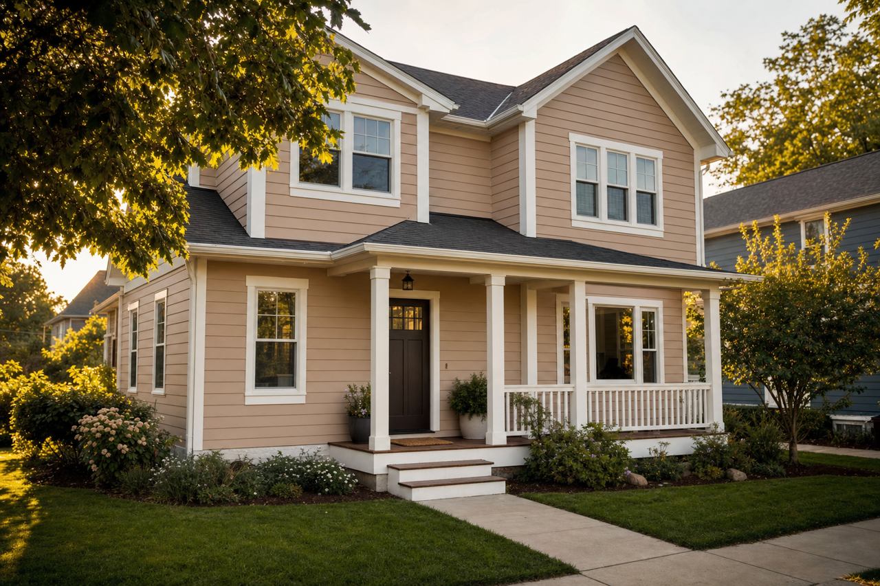 Sand Trap by Sherwin-Williams on exterior