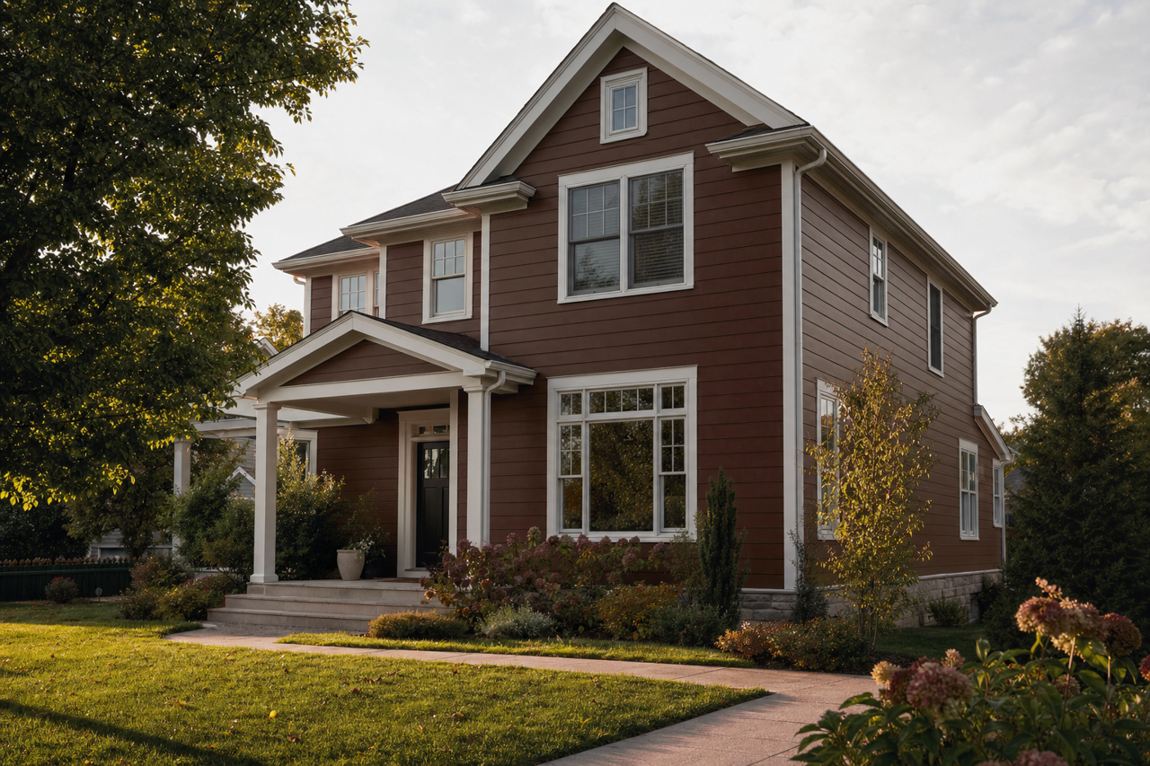 French Roast by Sherwin-Williams on exterior