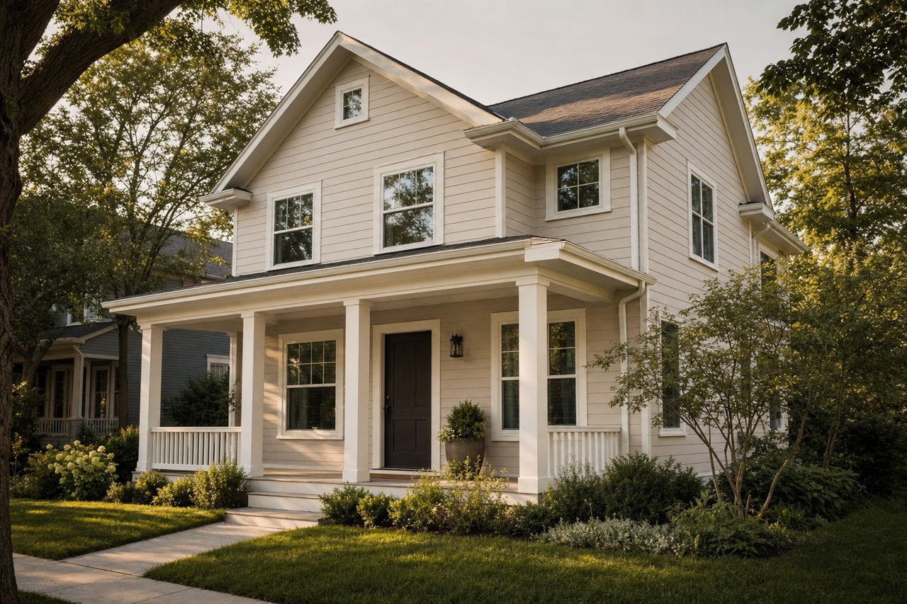 Popular Gray by Sherwin-Williams on exterior