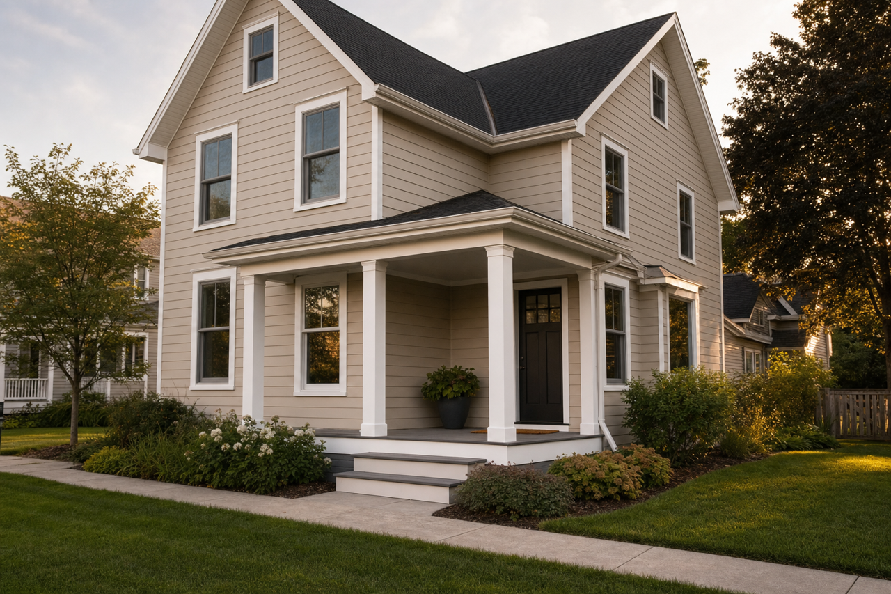 Versatile Gray by Sherwin-Williams on exterior