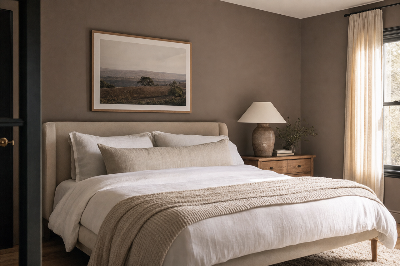 Garret Gray by Sherwin-Williams on interiors