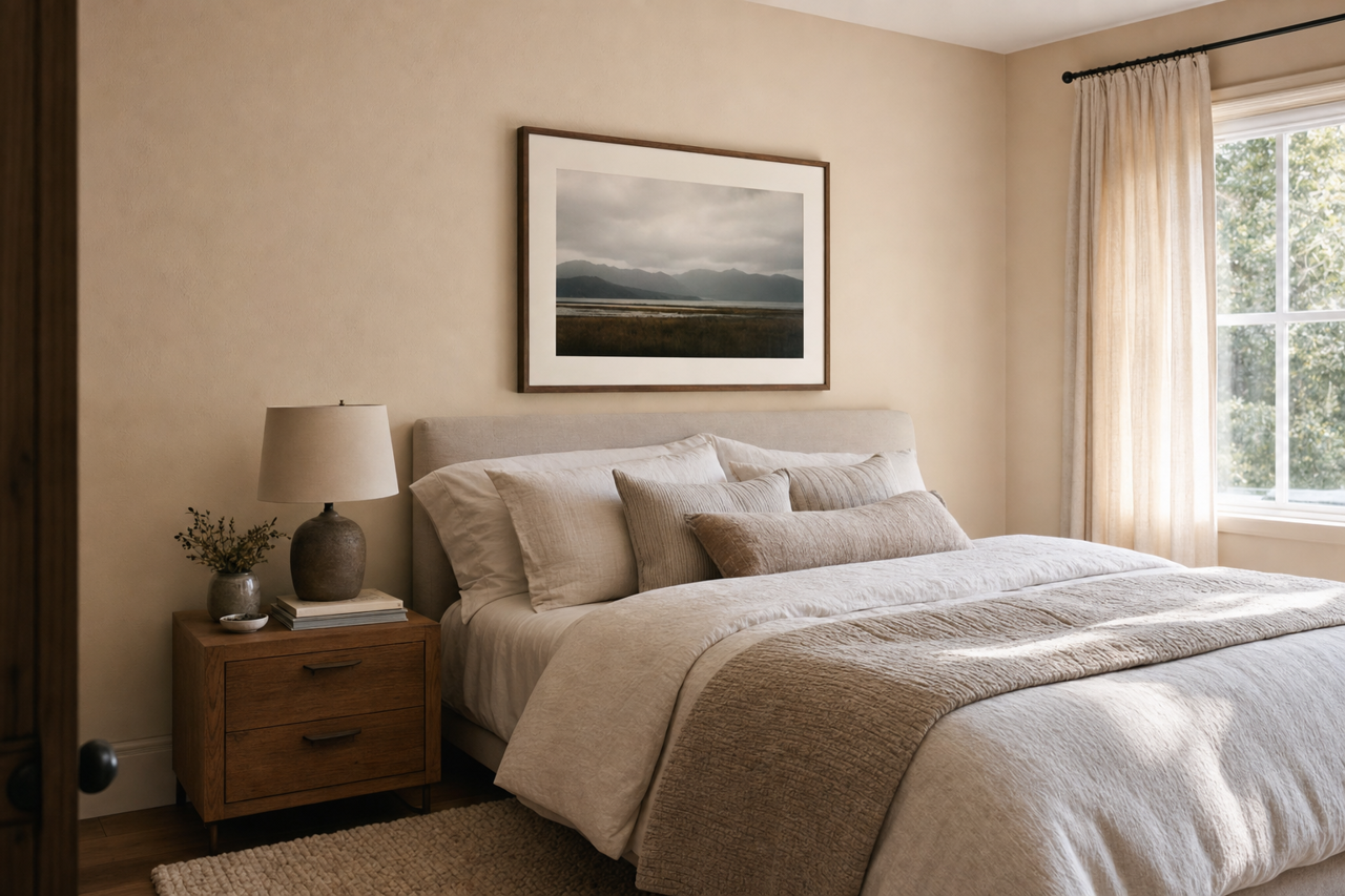 Realist Beige by Sherwin-Williams on interiors
