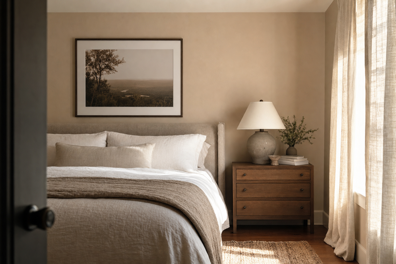 Diverse Beige by Sherwin-Williams on interiors
