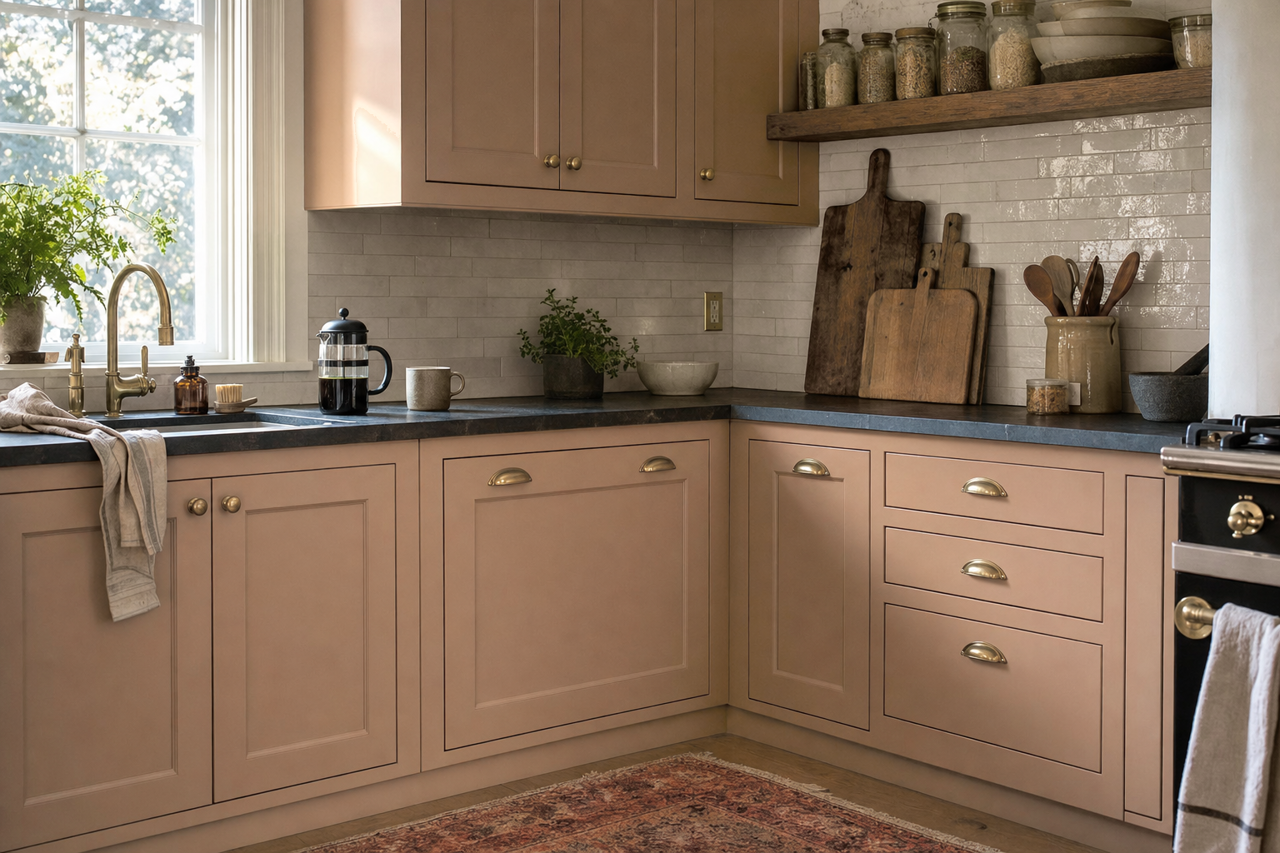 Down Home by Sherwin-Williams on cabinets