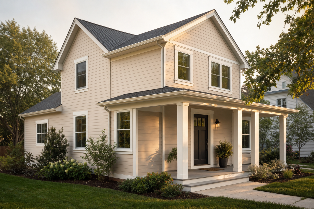 Simplify Beige by Sherwin-Williams on exterior