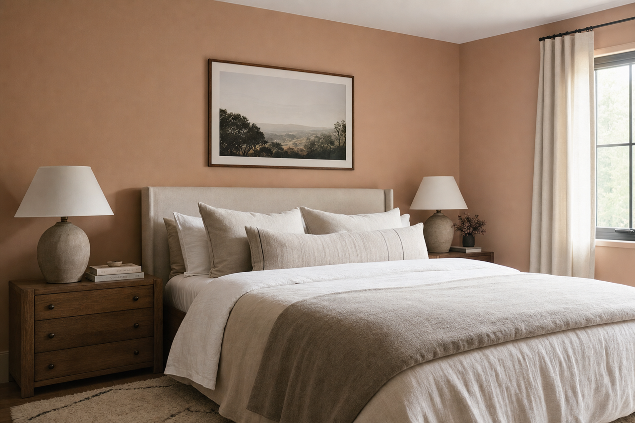Trusty Tan by Sherwin-Williams on interiors