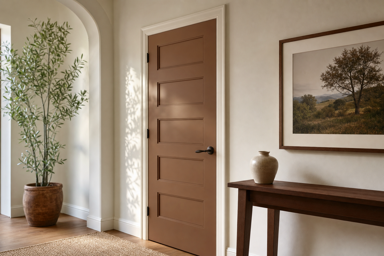 Grounded by Sherwin-Williams on interior-doors