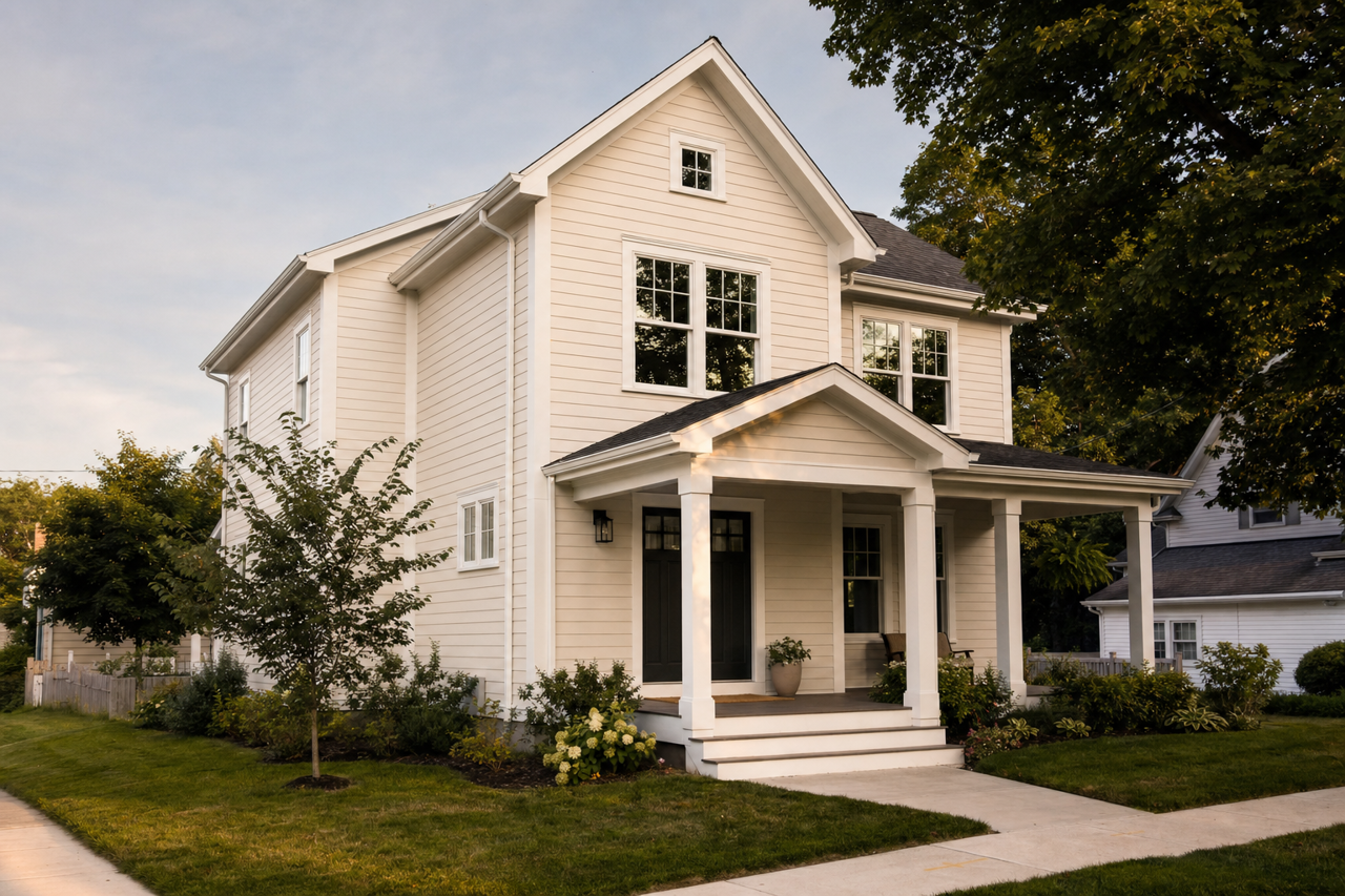 Reliable White by Sherwin-Williams on exterior