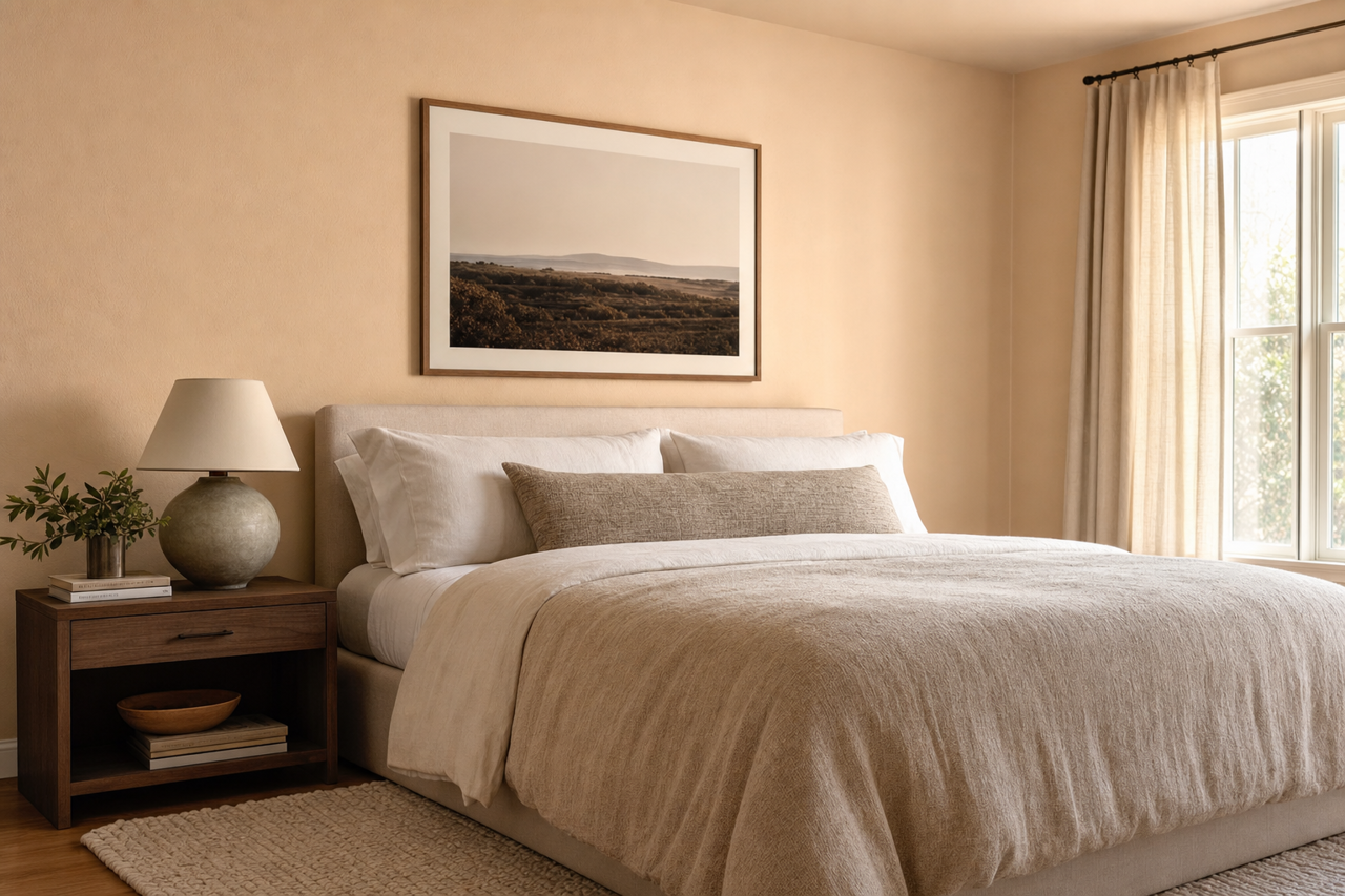 Lightweight Beige by Sherwin-Williams on interiors