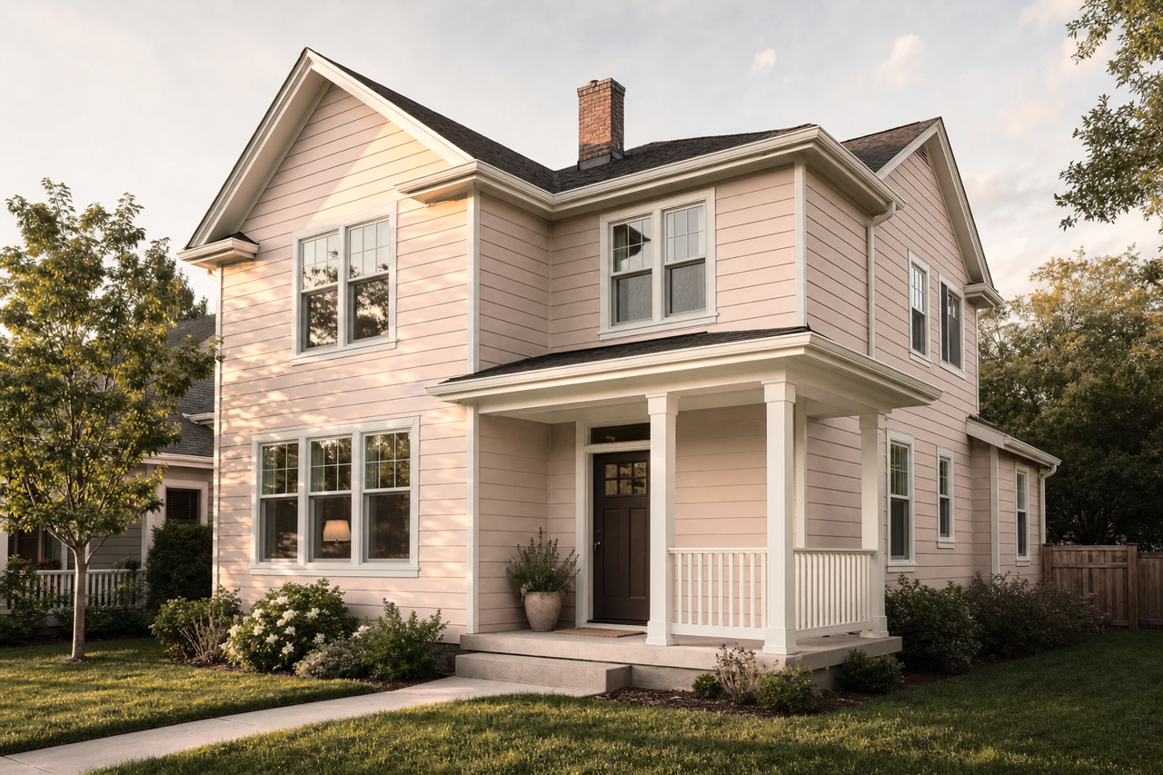 Familiar Beige by Sherwin-Williams on exterior