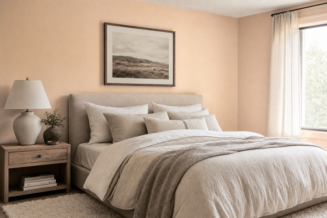Familiar Beige by Sherwin-Williams on interiors
