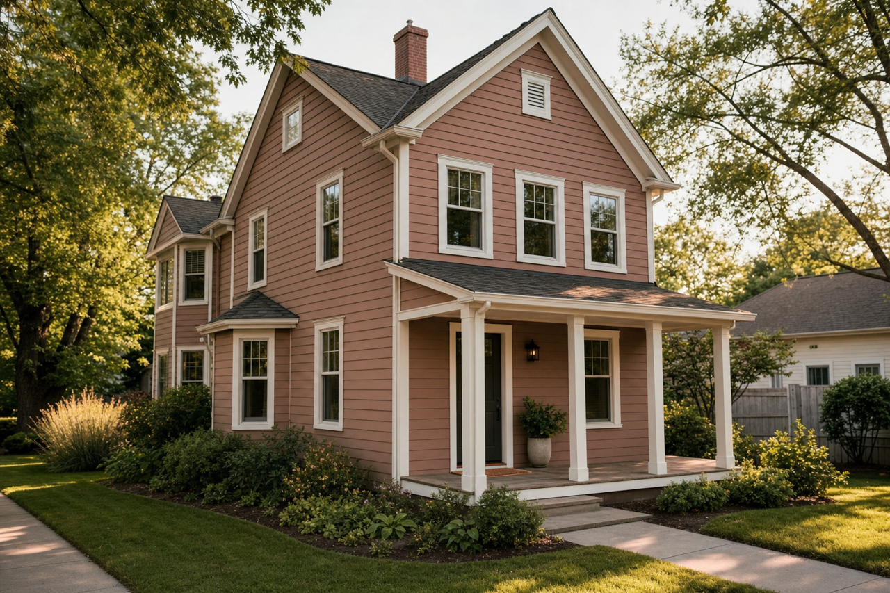 Toasty by Sherwin-Williams on exterior