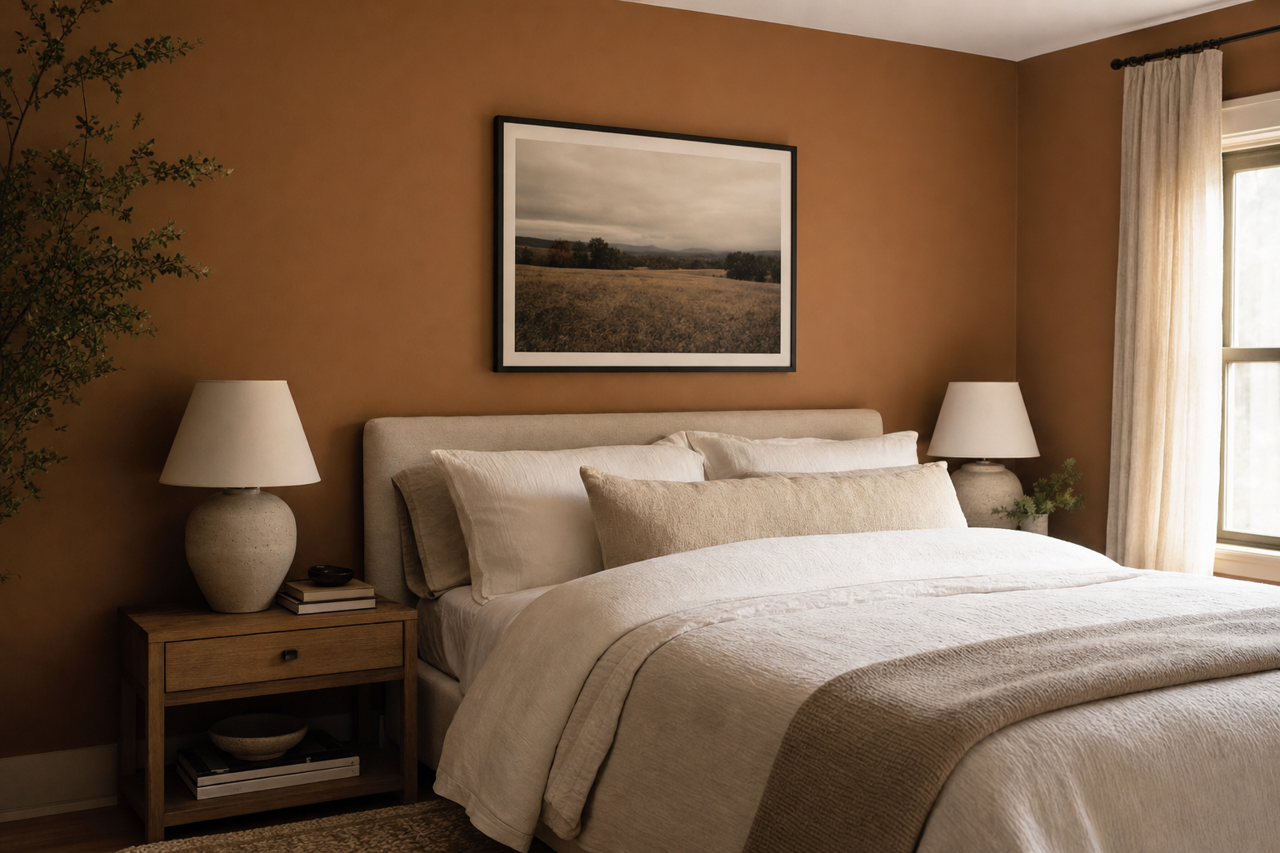 Jute Brown by Sherwin-Williams on interiors
