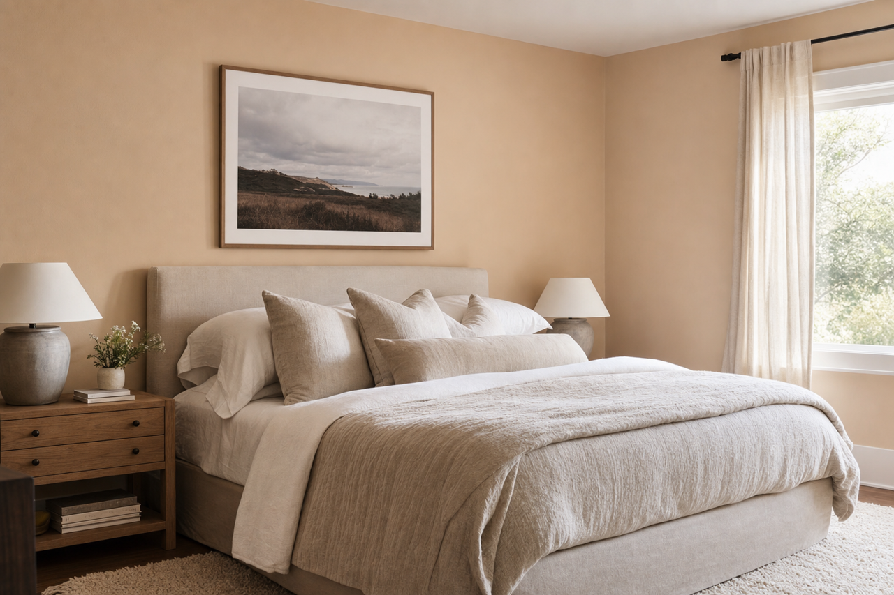 Sand Dollar by Sherwin-Williams on interiors