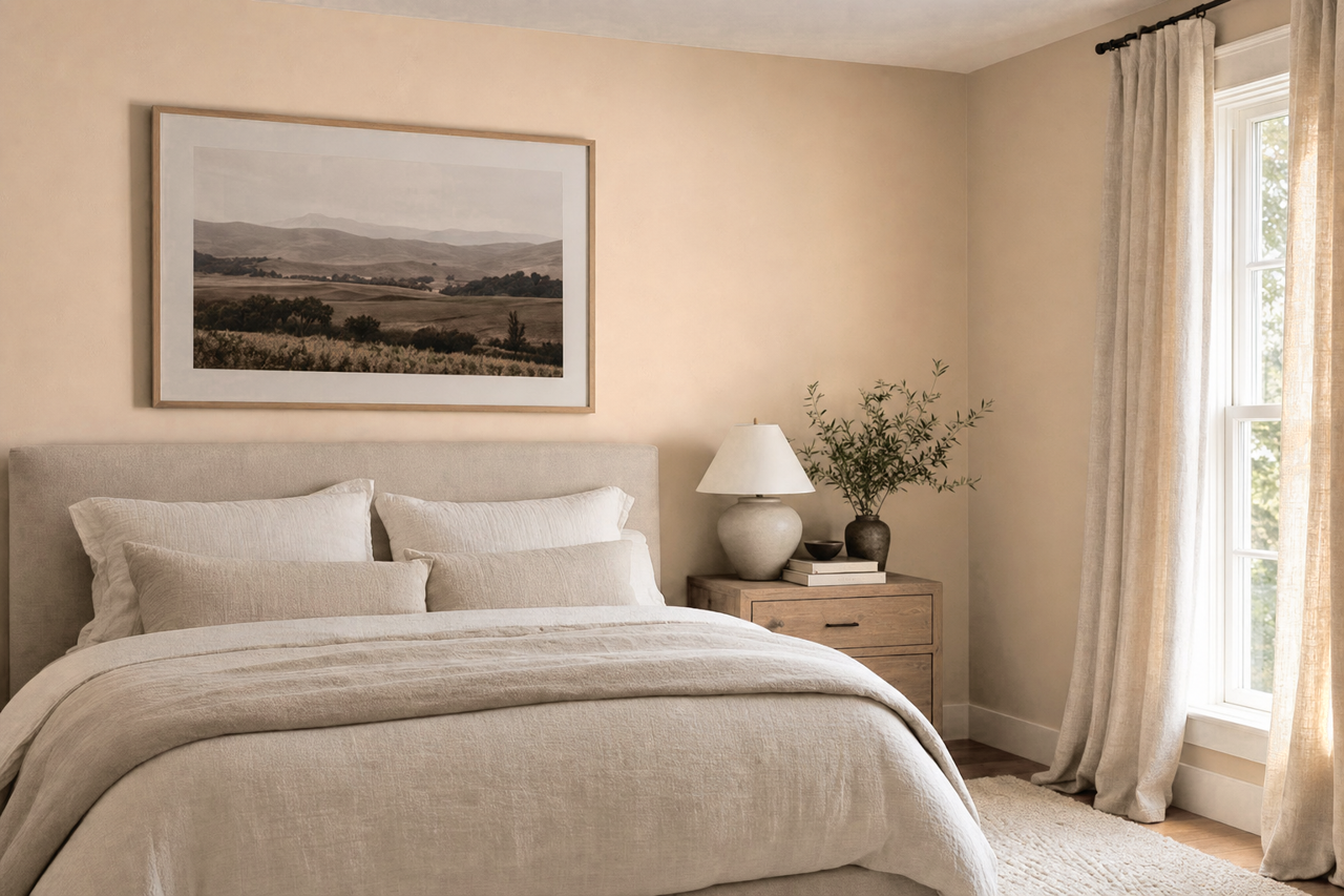 Practical Beige by Sherwin-Williams on interiors