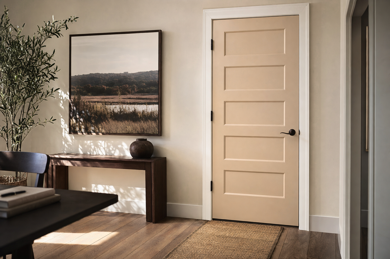 Sands of Time by Sherwin-Williams on interior-doors