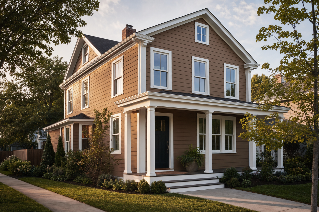 Tea Chest by Sherwin-Williams on exterior