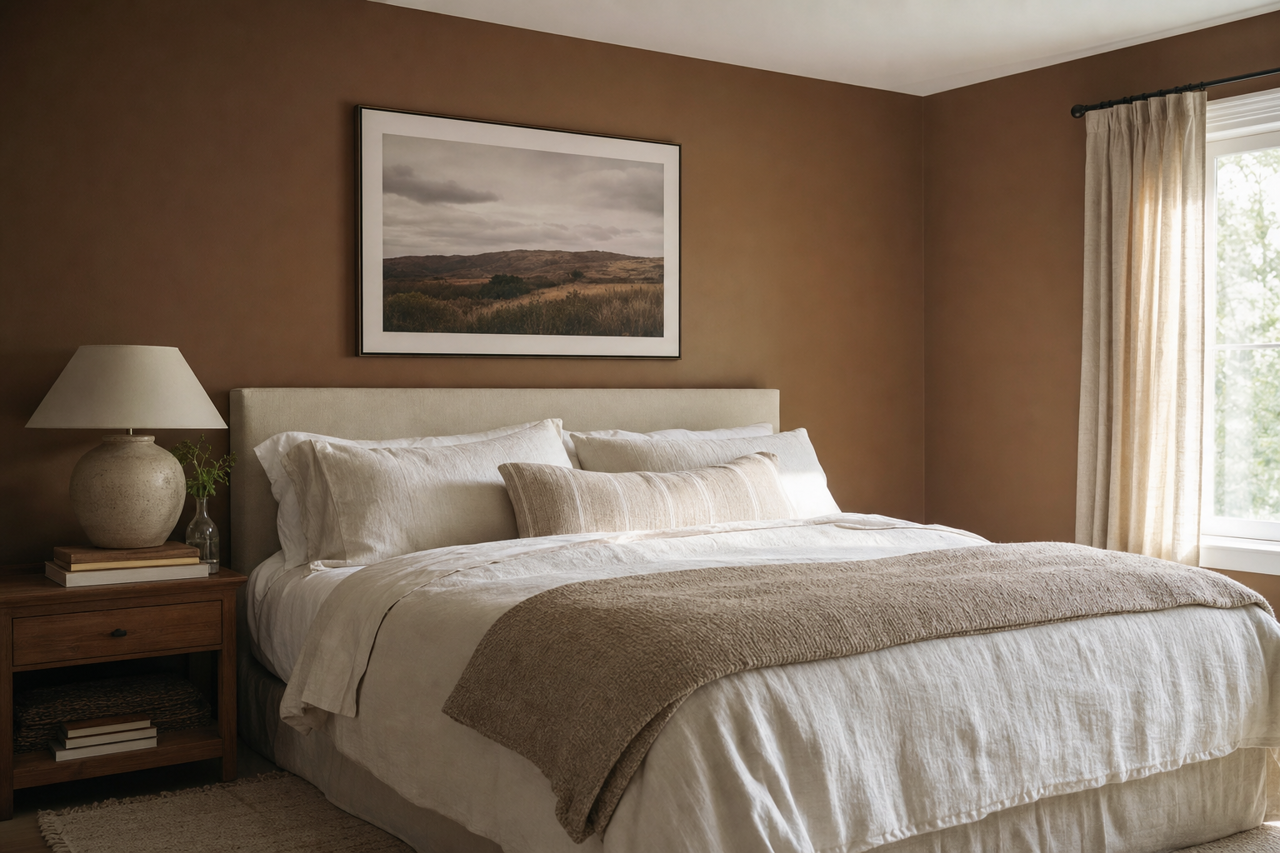 Kaffee by Sherwin-Williams on interiors