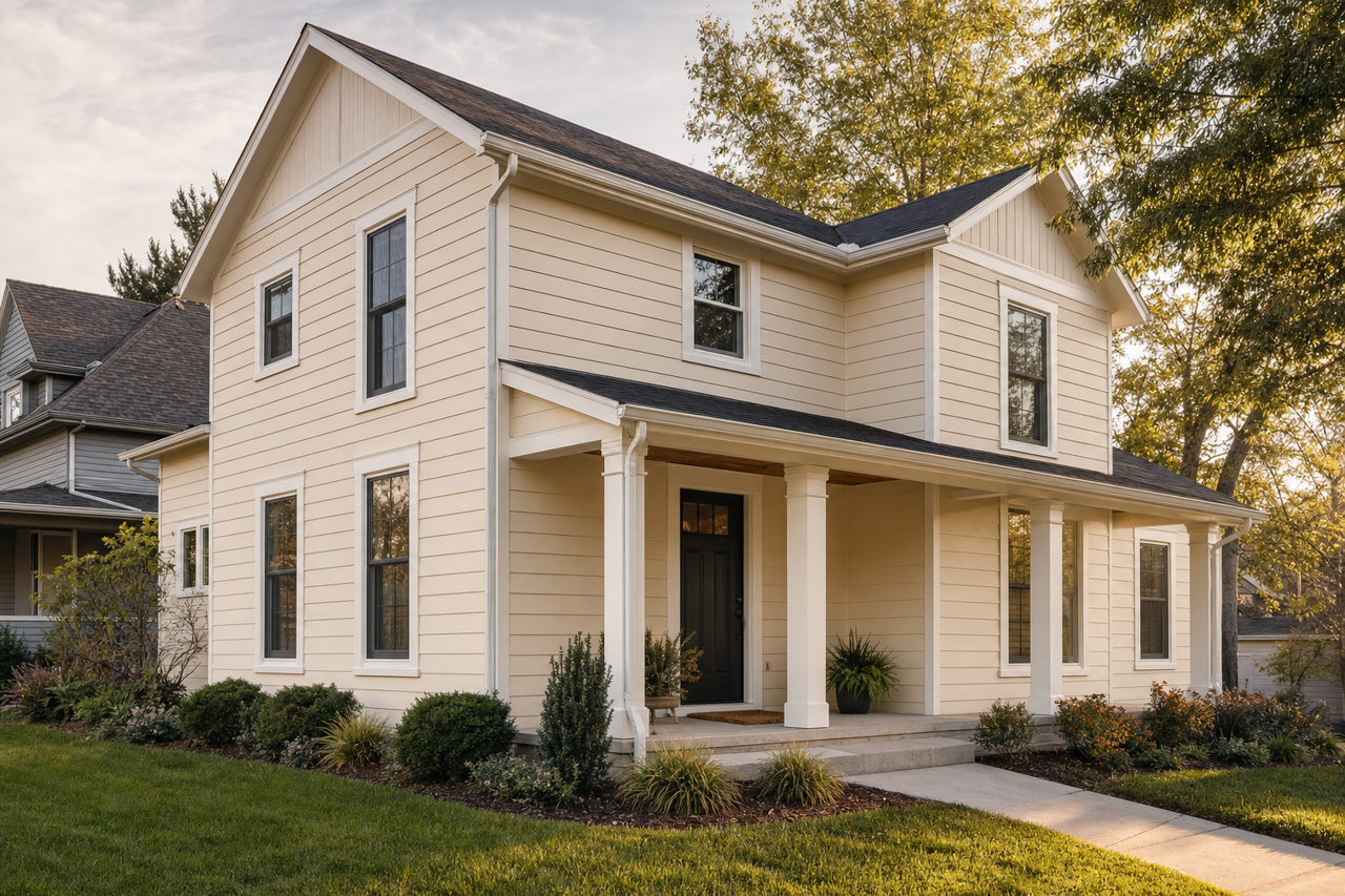 Divine White by Sherwin-Williams on exterior