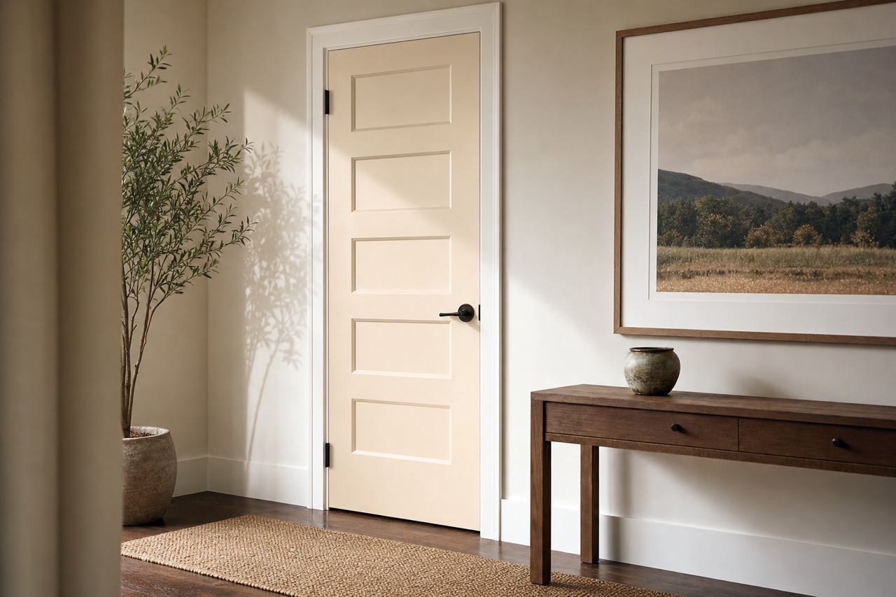 Divine White by Sherwin-Williams on interior-doors
