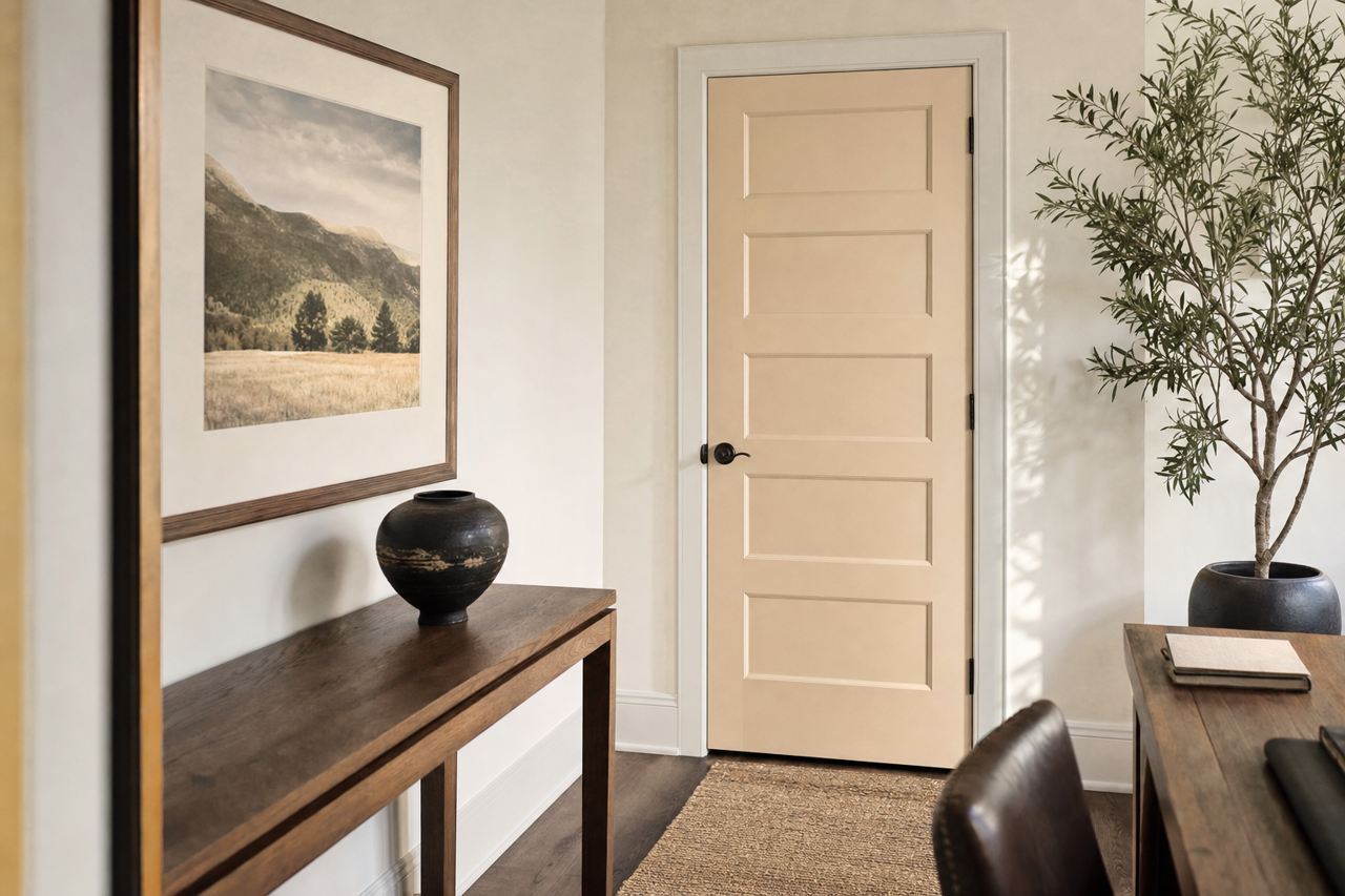 Nomadic Desert by Sherwin-Williams on interior-doors