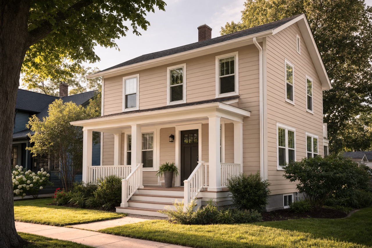 Latte by Sherwin-Williams on exterior