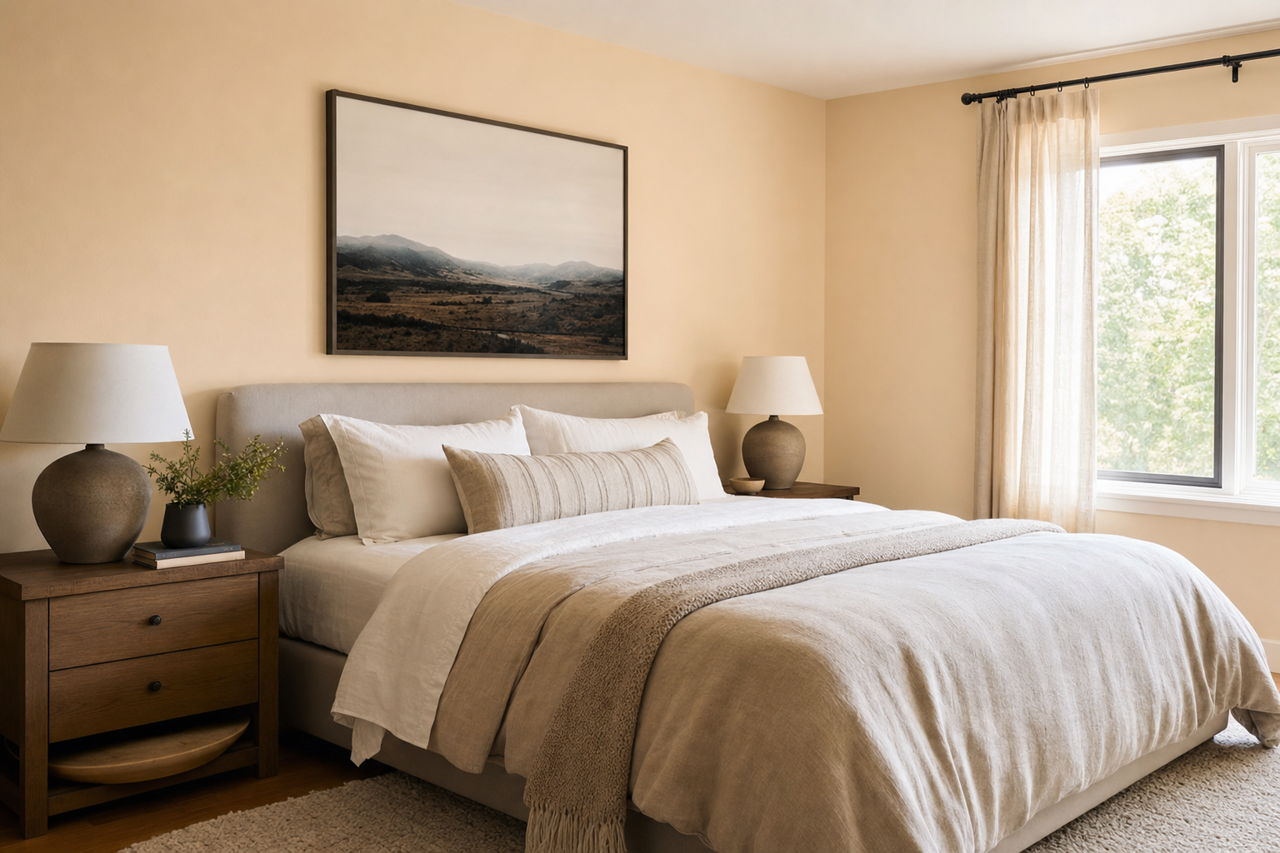 Biscuit by Sherwin-Williams on interiors