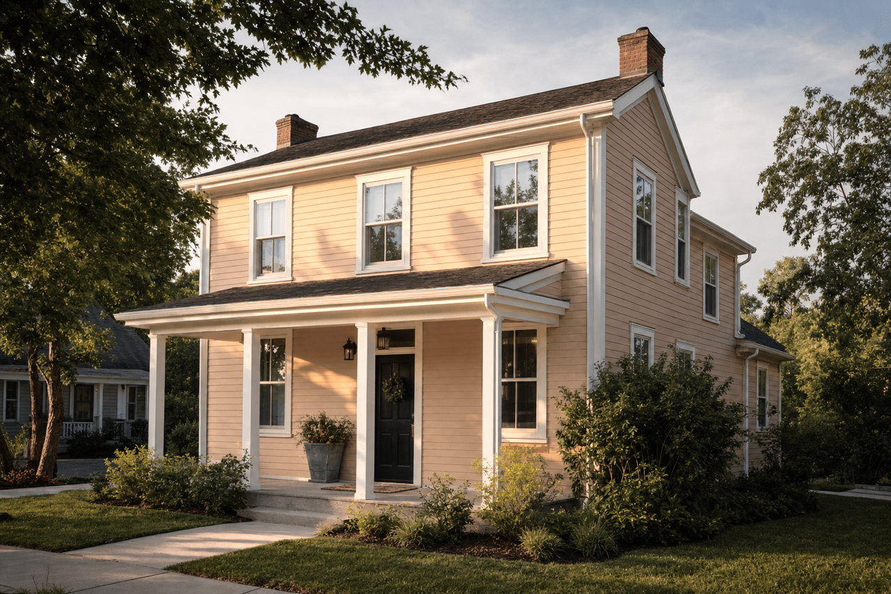 Totally Tan by Sherwin-Williams on exterior