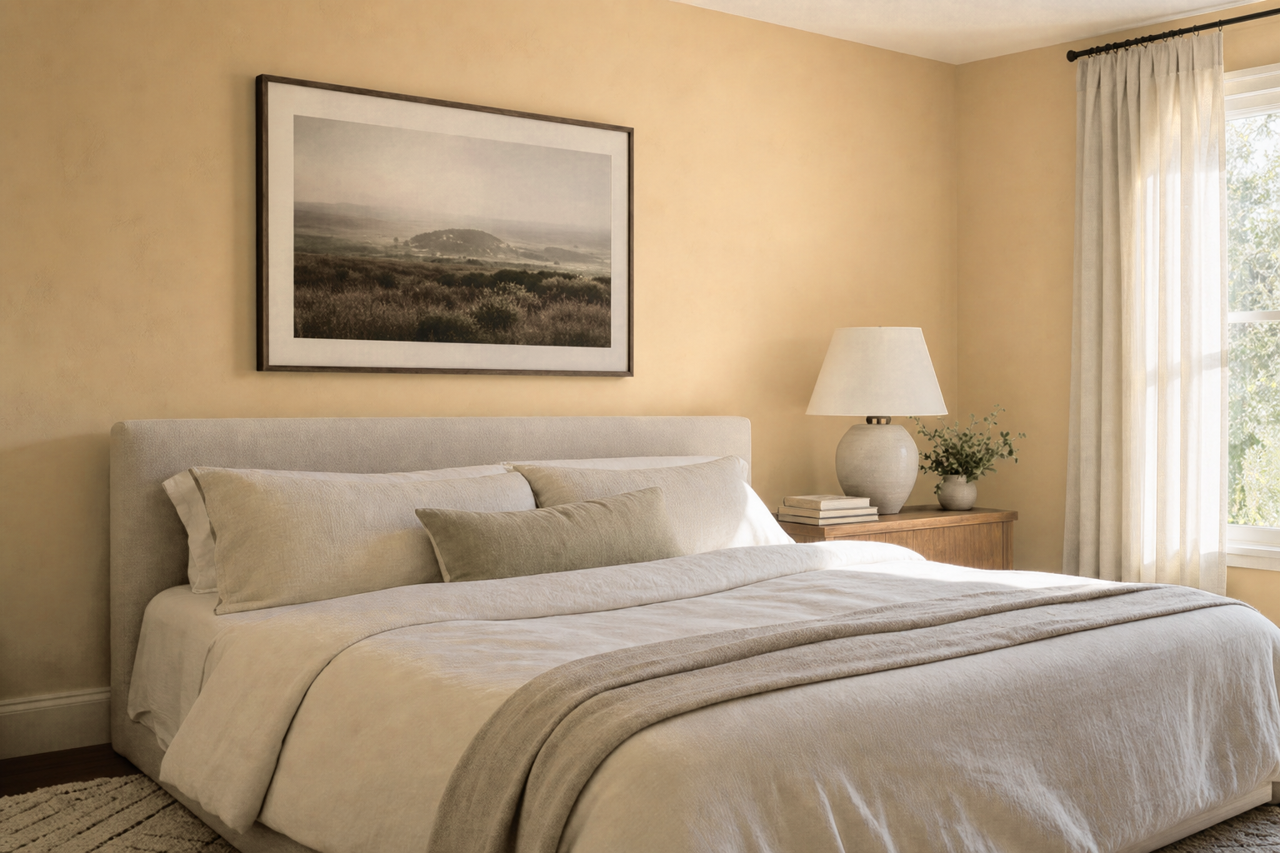 Whole Wheat by Sherwin-Williams on interiors