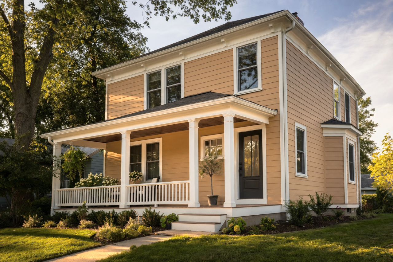 Baguette by Sherwin-Williams on exterior