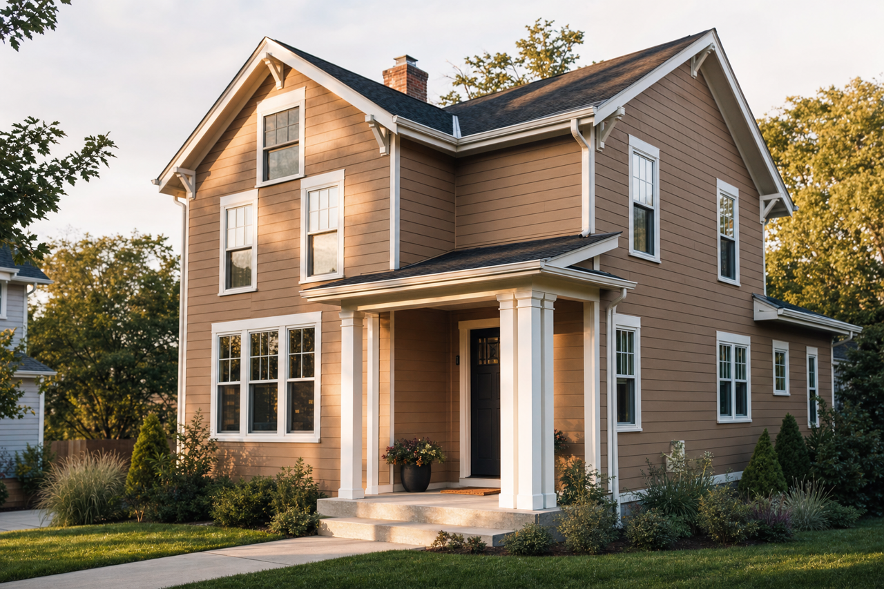 Cardboard by Sherwin-Williams on exterior